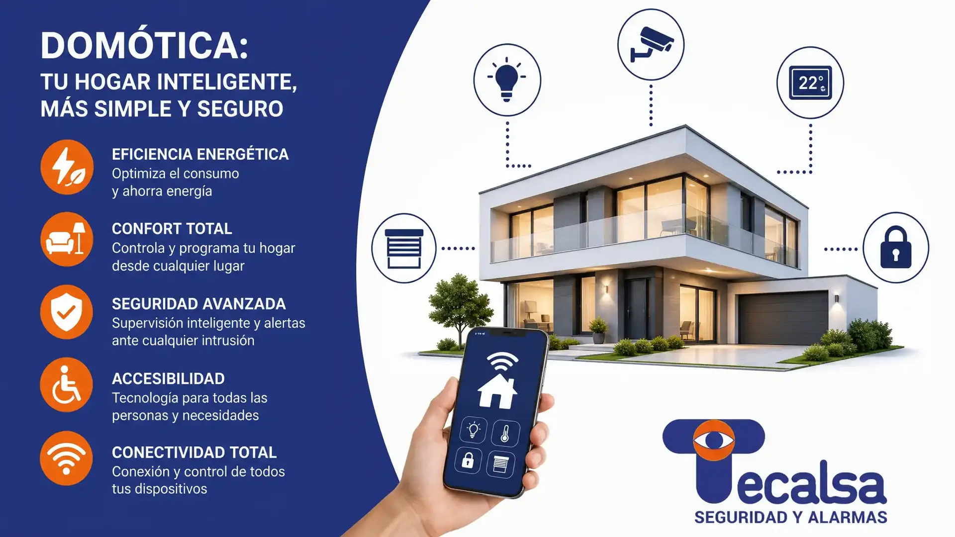La domótica automatiza tu casa con sensores y actuadores